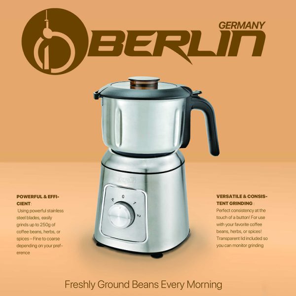 آسیاب صنعتی قهوه برلین BG-2019CG